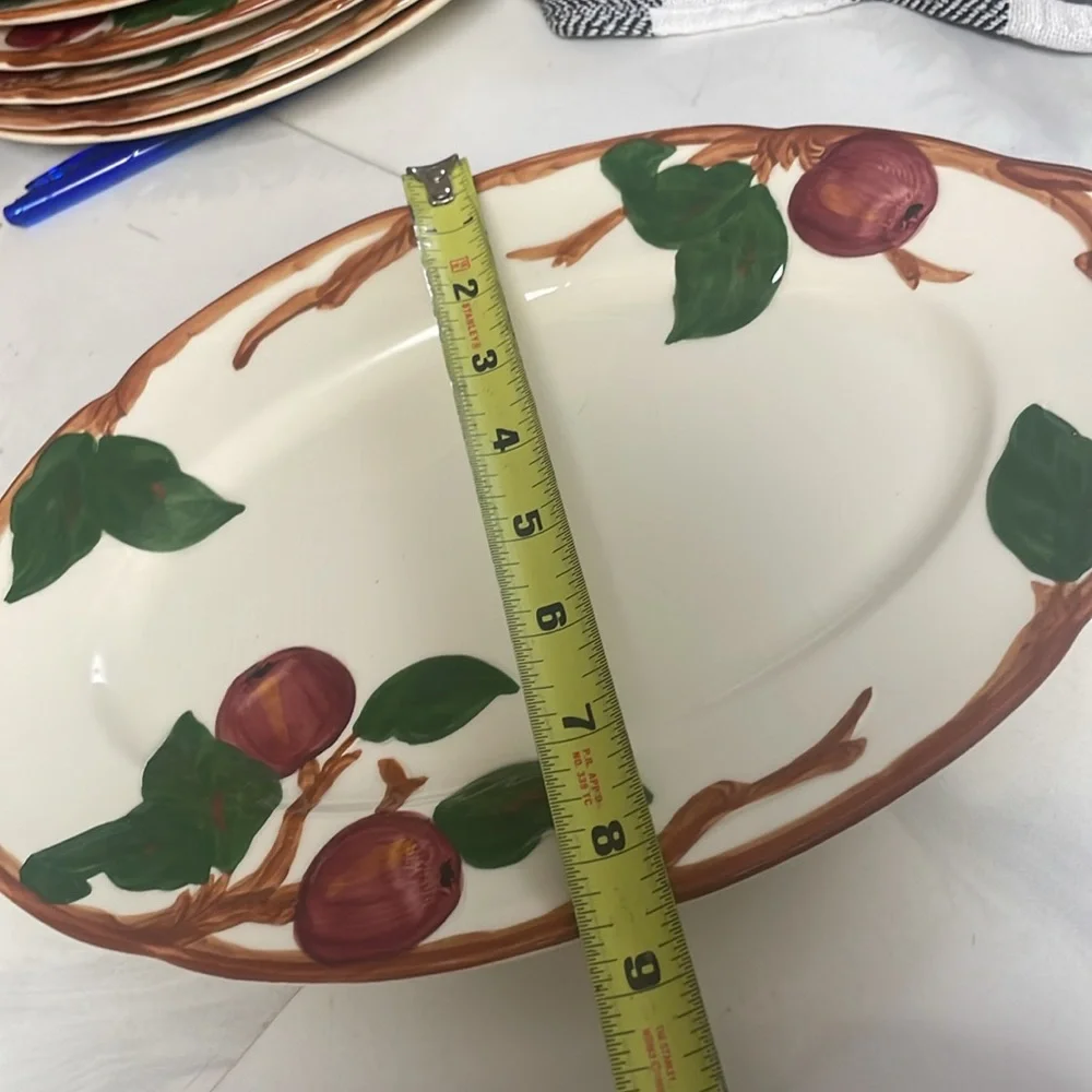 Vintage Franciscan Apple 12 1/2”Serving Platter Made In USA Excellent Condition!
